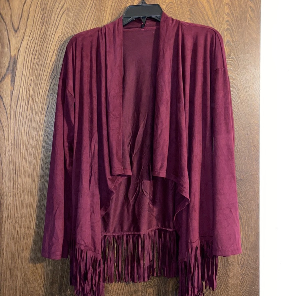 Sz LG Long sleeve Fringe!!!